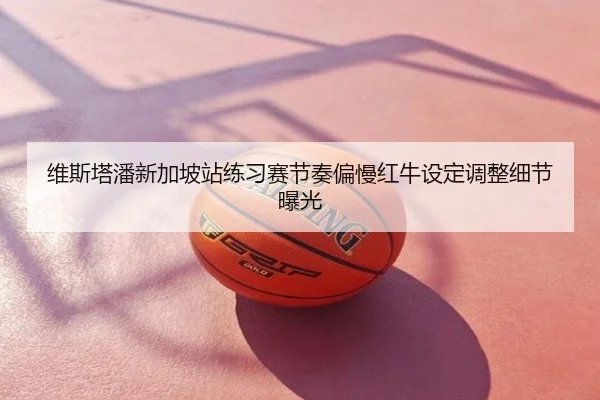 维斯塔潘新加坡站练习赛节奏偏慢红牛设定调整细节曝光